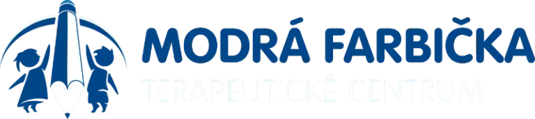 Modrá farbička logo